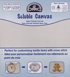 Soluble canvas 20x22 cm. DMC