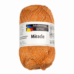 Katoengaren Miracle oranje 25, pakket van 10 bollen