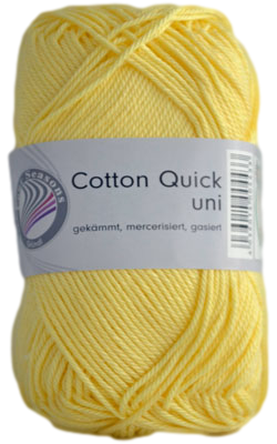 Haakkatoen Cotton Quick zonnegeel 03