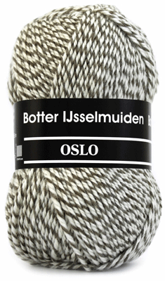 Sokkenwol Oslo bruin-wit 1