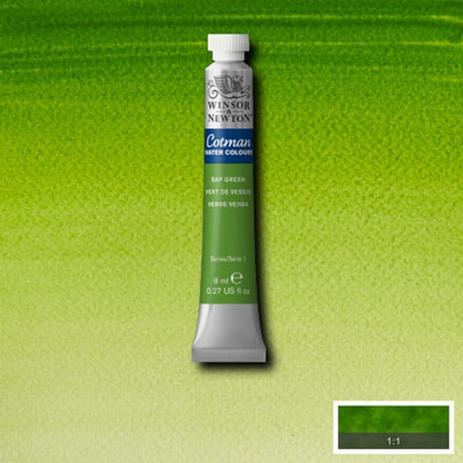 Cotman Water Colour Sap Green, tube 8 ml.