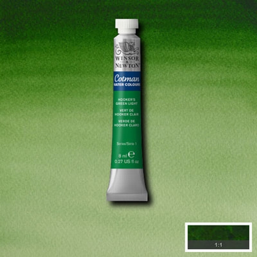 Cotman Water Colour Hookers Green Light, tube 8 ml.