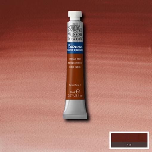 Cotman Water Colour Indian Red, tube 8 ml.