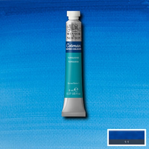 Cotman Water Colour Turquoise, tube 8 ml.