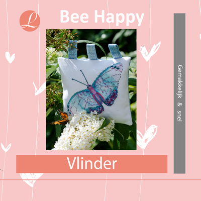 Bee Happy handwerkpakket Vlinder