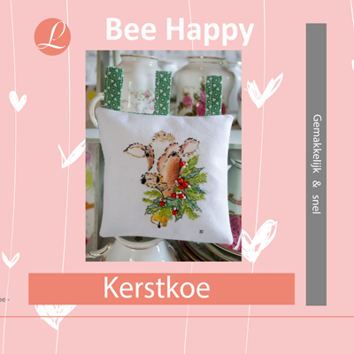 Bee Happy handwerkpakket Kerstkoe
