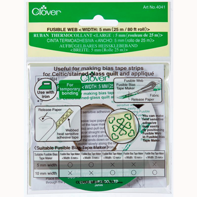Strijktape Clover 5 mm. x 25 m.