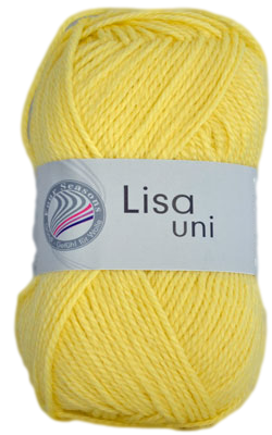 Acrylgaren Lisa Uni pastelgeel 03