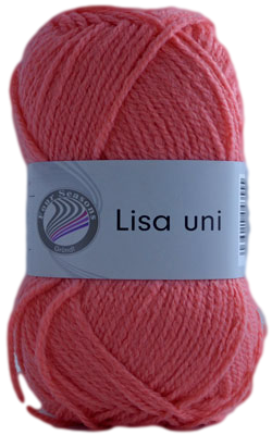Acrylgaren Lisa Uni zalm 39
